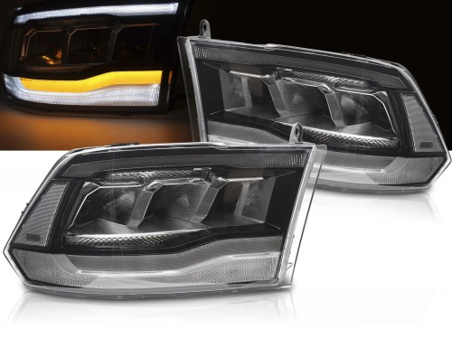 LAMPY PRZEDNIE REFLEKTORY DODGE RAM 09-18 FULL LED