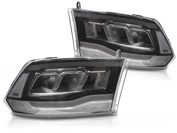 LAMPY PRZEDNIE REFLEKTORY DODGE RAM 09-18 FULL LED