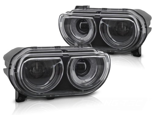 LAMPY PRZEDNIE REFLEKTORY XENON DODGE CHALLENGER 08-14