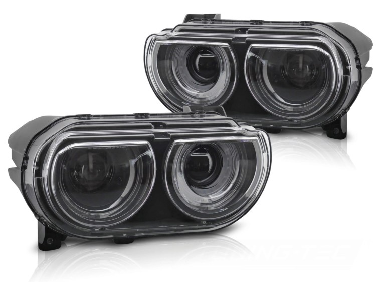 LAMPY PRZEDNIE REFLEKTORY XENON DODGE CHALLENGER 08-14