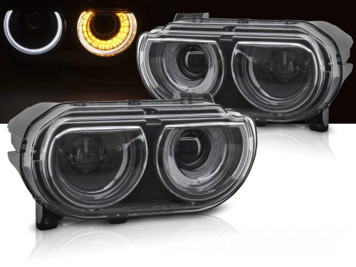 LAMPY PRZEDNIE REFLEKTORY XENON DODGE CHALLENGER 08-14