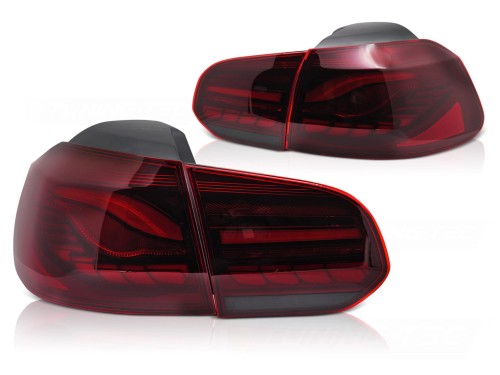 LAMPY TYLNE RED LED OLED VW GOLF 6 08-13
