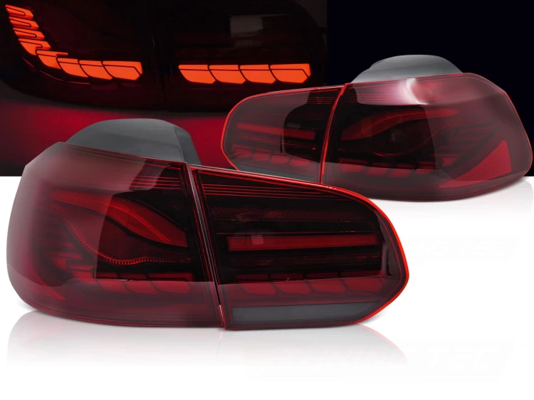 LAMPY TYLNE RED LED OLED VW GOLF 6 08-13
