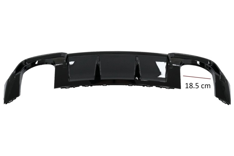 DYFUZOR AUDI A3 8V FACELIFT DO ZDERZAKA S-LINE 16-19 SEDAN CABRIO RS3 LOOK