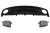 DYFUZOR ZDERZAKA TYLNEGO AUDI A7 4G FACELIFT 15-18 RS7 LOOK ZDERZAK S-LINE