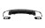 DYFUZOR ZDERZAKA TYLNEGO MERCEDES CLA W117 X117 (13-18) FACELIFT CLA45