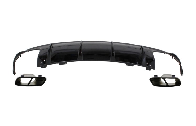 DYFUZOR ZDERZAKA TYLNEGO MERCEDES CLA W117 X117 (13-18) FACELIFT CLA45