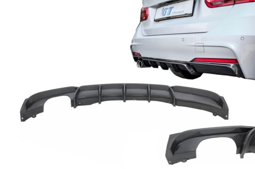 DYFUZOR ZDERZAKA TYLNEGO BMW 3 SERII F30 F31 (2011-2019) M-PERFORMANCE