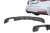 DYFUZOR ZDERZAKA TYLNEGO BMW 3 SERII F30 F31 (2011-2019) M-PERFORMANCE