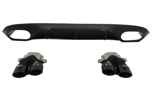 DYFUZOR KOŃCÓWKI WYDECHU MERCEDES E KLASA C238 A238 AMG (16-19) E53 DESIGN