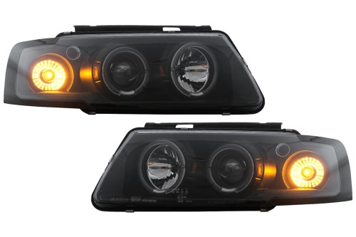 REFLEKTORY LAMPY PRZEDNIE VW PASSAT B5 3B (11.1996-08.2000) ANGEL EYES