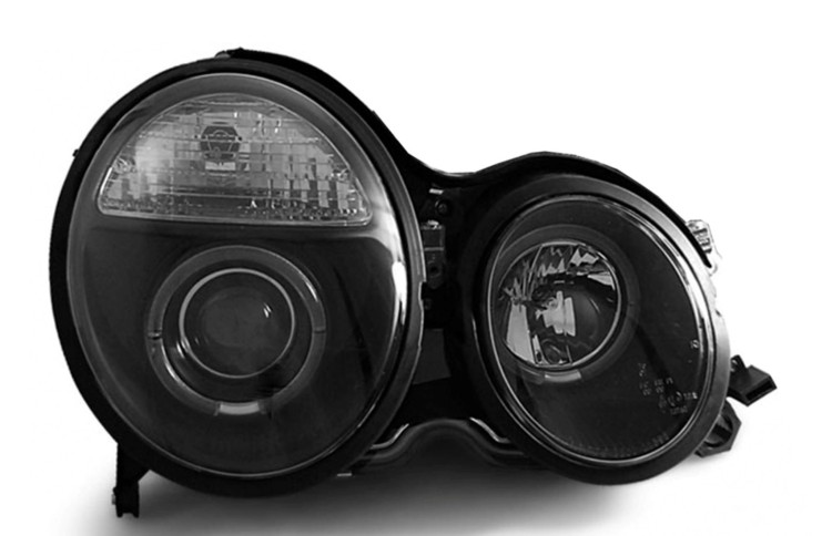 REFLEKTORY LAMPY PRZEDNIE ANGEL EYES MERCEDES E KLASA W210 S210 99-02