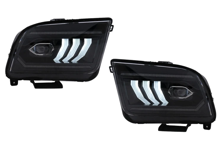 LAMPY PRZEDNIE REFLEKTORY FORD MUSTANG V PRE-FACELIFT 05-09