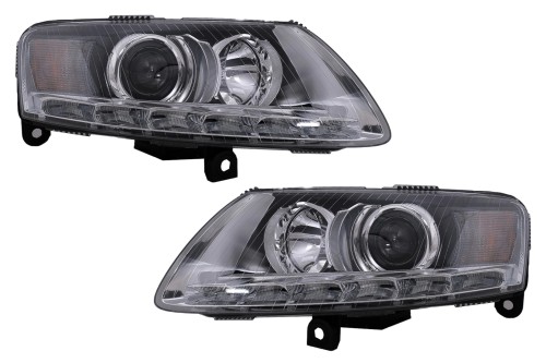 REFLEKTORY LAMPY PRZEDNIE LED AUDI A6 4F C6 (2008-2011) FACELIFT LOOK
