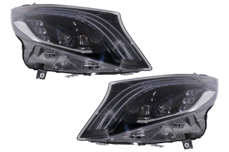REFLEKTORY LAMPY PRZEDNIE LED MERCEDES V KLASA W447 (16-20)