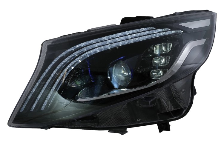 REFLEKTORY LAMPY PRZEDNIE LED MERCEDES V KLASA W447 (2016-2020)