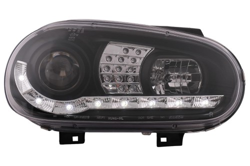 REFLEKTORY LAMPY PRZEDNIE LED VW GOLF IV 4 CABRIOLET HATCHBACK (97-03)