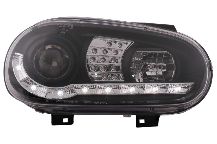 REFLEKTORY LAMPY PRZEDNIE LED VW GOLF IV 4 CABRIOLET HATCHBACK (97-03)