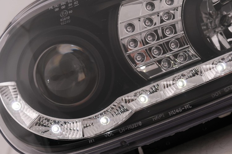 REFLEKTORY LAMPY PRZEDNIE LED VW GOLF IV 4 CABRIOLET HATCHBACK (97-03)