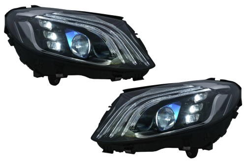 REFLEKTORY LAMPY PRZEDNIE MERCEDES C KLASA W205 S205 14-20 FACELIFT LOOK
