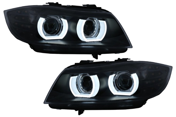 REFLEKTORY LAMPY PRZEDNIE ANGEL EYES LED BMW 3 SERII E90 E91 LCI 08-11