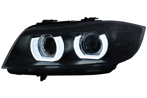 REFLEKTORY LAMPY PRZEDNIE ANGEL EYES LED BMW 3 SERII E90 E91 LCI 08-11
