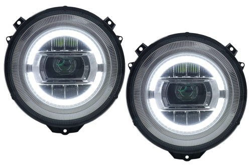 REFLEKTORY LAMPY PRZEDNIE LED MERCEDES G KLASA W463 05-17 FACELIFT 18+ LOOK