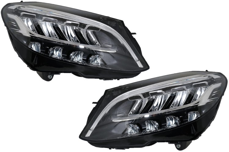 REFLEKTORY LAMPY PRZEDNIE LED MERCEDES C KLASA W205 S205 (2019+)