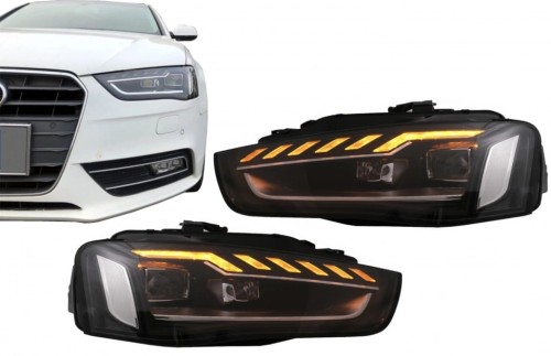 REFLEKTORY LAMPY PRZEDNIE AUDI A4 B8.5 FACELIFT (12-15) A4 B9.5 LOOK