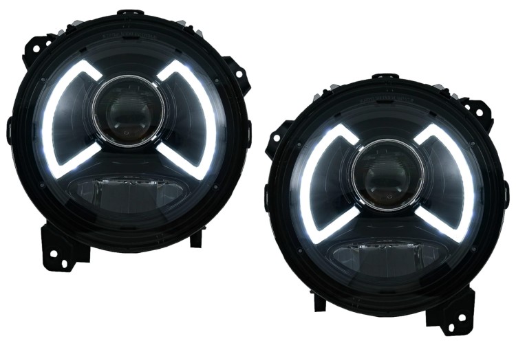 REFLEKTORY LAMPY PRZEDNIE JEEP WRANGLER IV JL/JLU (2018 I NOWSZE)