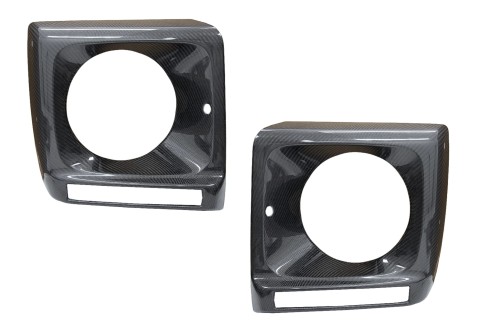 RAMKI REFLEKTORÓW PRZEDNICH LAMP CARBON MERCEDES G KLASA W463 (89-18) G63