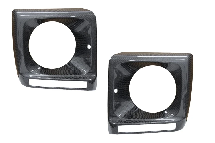 RAMKI REFLEKTORÓW PRZEDNICH LAMP CARBON MERCEDES G KLASA W463 (89-18) G63