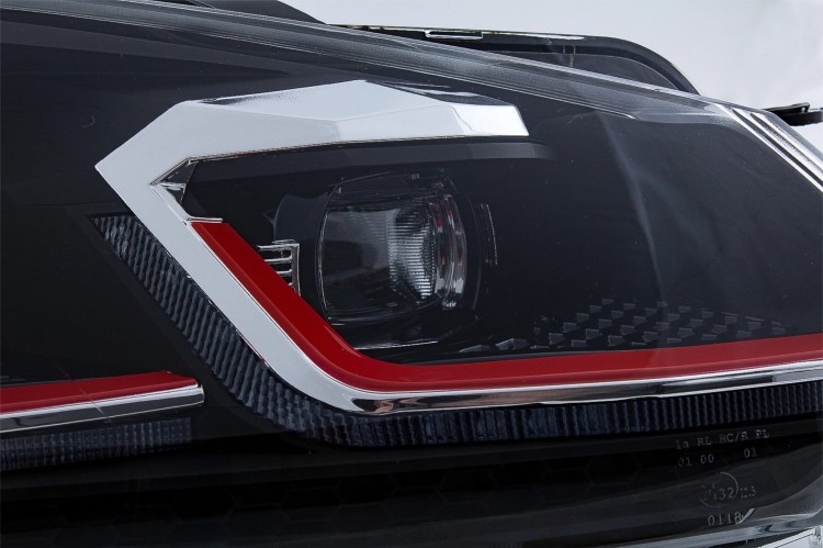 REFLEKTORY LAMPY PRZEDNIE LED VW GOLF 6 VI (08-13) GOLF 7 GTI LOOK