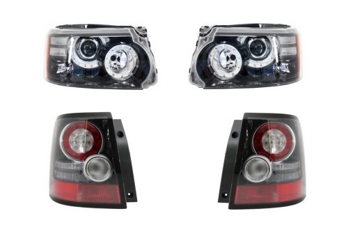 REFLEKTORY LAMPY PRZEDNIE I TYLNE LED RANGE ROVER SPORT L320 (09-13)