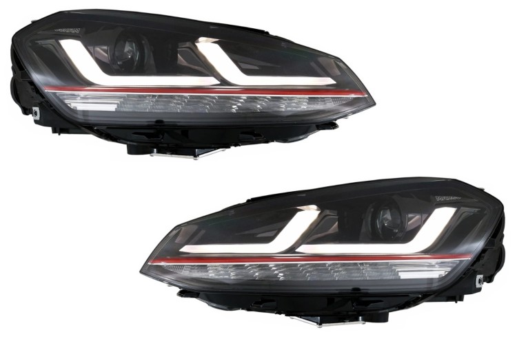 REFLEKTORY LAMPY PRZEDNIE LED OSRAM LEDRIVING VW GOLF 7 VII 12-17 GTI LOOK