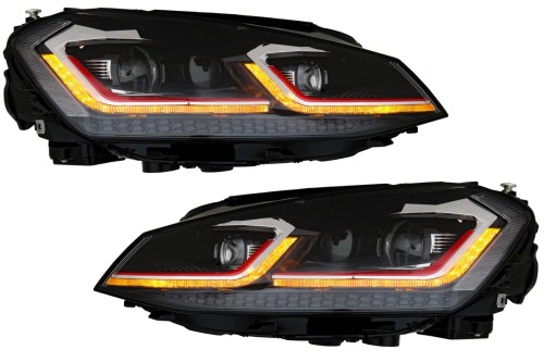 REFLEKTORY LAMPY PRZEDNIE VW GOLF 7 VII (12-17) FACELIFT G7.5 GTI LOOK
