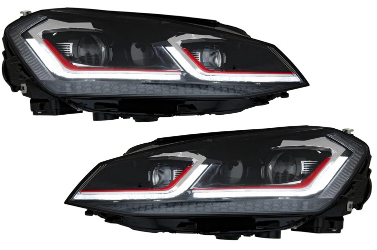 REFLEKTORY LAMPY PRZEDNIE VW GOLF 7 VII (12-17) FACELIFT G7.5 GTI LOOK