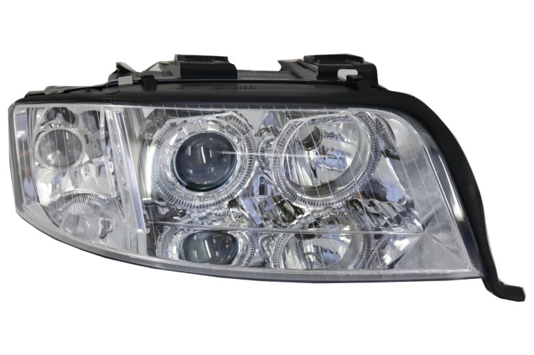 REFLEKTORY LAMPY PRZEDNIE XENON ANGEL EYES AUDI A6 4B C5 (01-04)