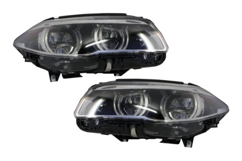 LAMPY PRZEDNIE REFLEKTORY LED BMW 5 SERII F10 F11 11-13 ANGEL EYES FULL LED