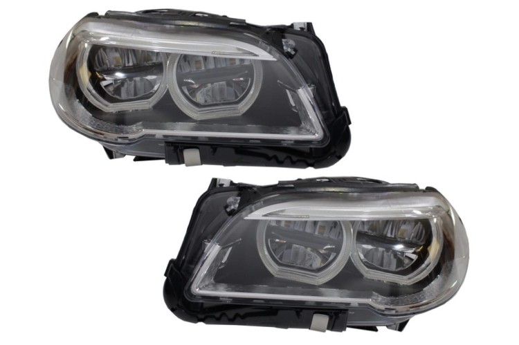 LAMPY PRZEDNIE REFLEKTORY LED BMW 5 SERII F10 F11 11-13 ANGEL EYES FULL LED
