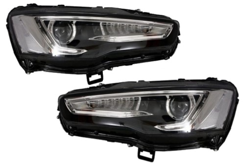 REFLEKTORY LAMPY PRZEDNIE LED DRL MITSUBISHI LANCER (07-17)