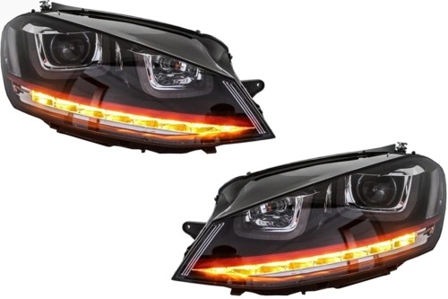 REFLEKTORY LAMPY PRZEDNIE VW GOLF 7 VII (12-17) GTI LOOK