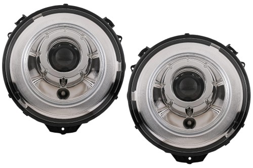 REFLEKTORY LAMPY PRZEDNIE MERCEDES G-KLASA W463 (05-17) BI-XENON OEM LOOK