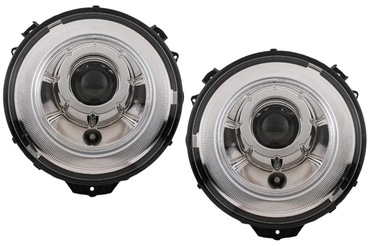 REFLEKTORY LAMPY PRZEDNIE MERCEDES G-KLASA W463 (05-17) BI-XENON OEM LOOK