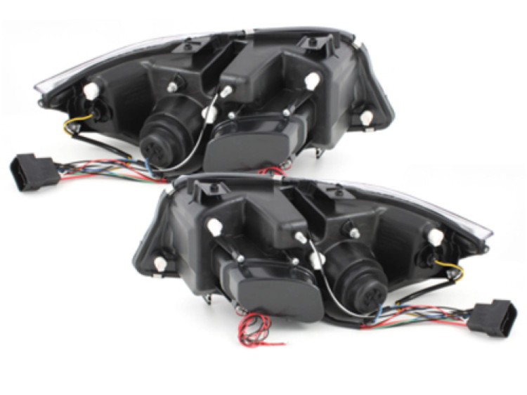 REFLEKTORY LAMPY PRZEDNIE BMW 3 SERII E90 E91 (05-08) ANGEL EYES
