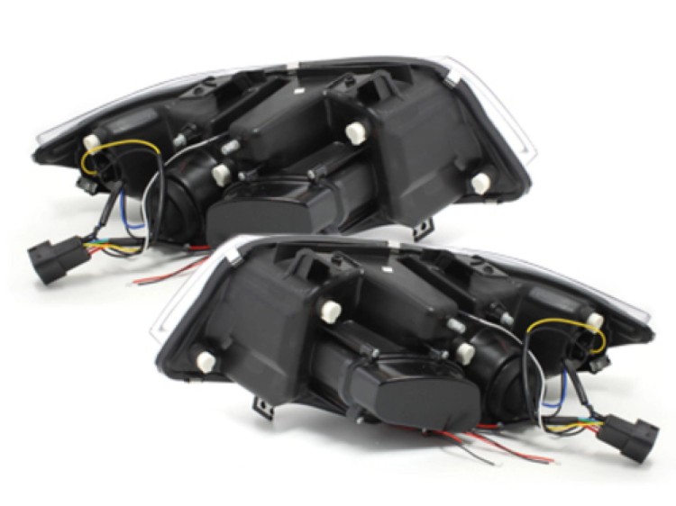 REFLEKTORY LAMPY PRZEDNIE ANGEL EYES BMW 3 SERII E90 E91 (05-08)