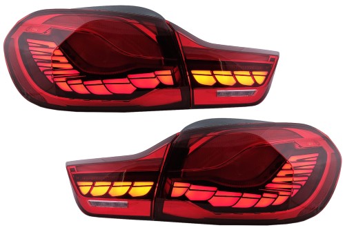 LAMPY TYLNE OLED BMW 4 SERII F32 F33 F36 M4 F82 F83 (13-19) M4 CS LOOK