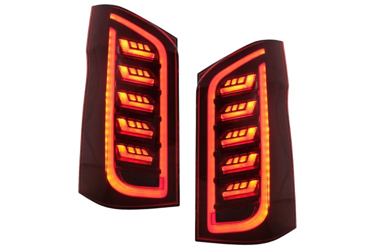 LAMPY TYLNE LED MERCEDES V-KLASA W447 (2014-2019) OTWIERANA KLAPA