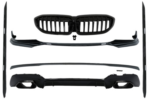 DYFUZOR DOKŁADKA ZDERZAKA NERKI BMW 3 SERII G20 G21 18+ M340I DESIGN