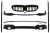 DYFUZOR DOKŁADKA ZDERZAKA NERKI BMW 3 SERII G20 G21 18+ M340I DESIGN